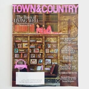 Town & Country Magazine  October, 2024 Diane Von Furstenburg Wrote the Book